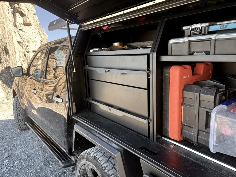 Loaded GALEFORCE internal drawers and shelving